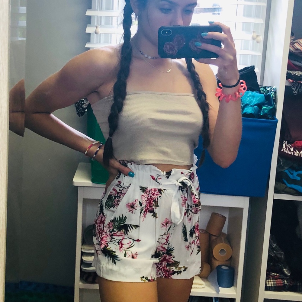 flower shorts